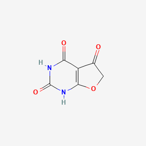 molecular formula C6H4N2O4 B3356550 Furo[2,3-d]pyrimidine-2,4,5(1H,3H,6H)-trione CAS No. 672286-69-0