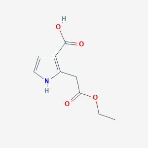 2-(2-ethoxy-2-oxoethyl)-1H-pyrrole-3-carboxylic acid