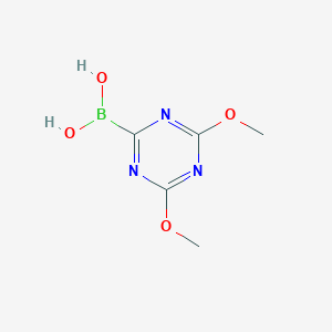 (4,6-Dimethoxy-1,3,5-triazin-2-yl)boronic acid
