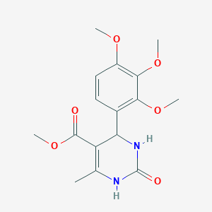 Methyl 6-methyl-2-oxo-4-(2,3,4-trimethoxyphenyl)-1,2,3,4-tetrahydro-5-pyrimidinecarboxylate