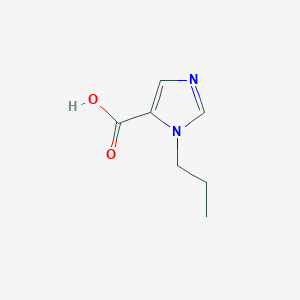 molecular formula C7H10N2O2 B3356613 1-Propyl-1H-imidazole-5-carboxylic acid CAS No. 676372-32-0