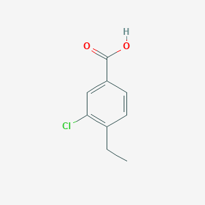 molecular formula C9H9ClO2 B3356621 3-氯-4-乙基苯甲酸 CAS No. 67648-07-1