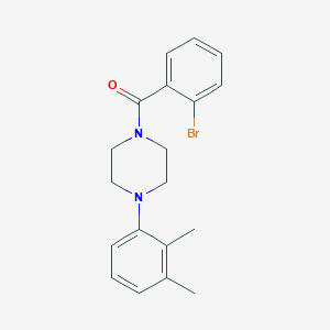 molecular formula C19H21BrN2O B335665 1-(2-Bromobenzoyl)-4-(2,3-dimethylphenyl)piperazine 