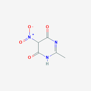 molecular formula C5H5N3O4 B3356694 2-Methyl-5-nitro-4,6(1H,5H)-pyrimidinedione CAS No. 680881-02-1