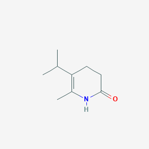 molecular formula C9H15NO B033567 6-methyl-5-propan-2-yl-3,4-dihydro-1H-pyridin-2-one CAS No. 101714-82-3
