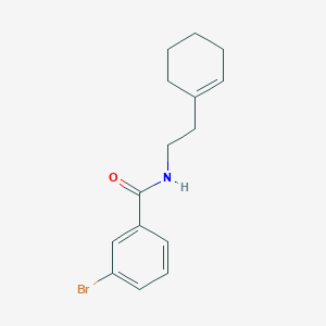 molecular formula C15H18BrNO B335670 3-bromo-N-[2-(cyclohex-1-en-1-yl)ethyl]benzamide 
