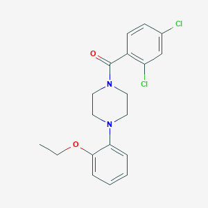 molecular formula C19H20Cl2N2O2 B335672 1-(2,4-Dichlorobenzoyl)-4-(2-ethoxyphenyl)piperazine 