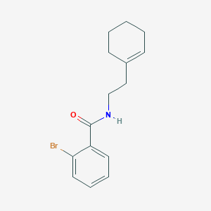 molecular formula C15H18BrNO B335674 2-bromo-N-[2-(1-cyclohexen-1-yl)ethyl]benzamide 