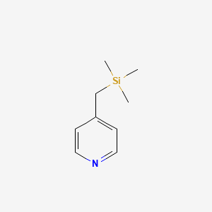 molecular formula C9H15NSi B3356743 4-Trimethylsilylmethylpyridine CAS No. 6844-47-9
