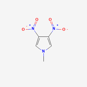 1H-Pyrrole, 1-methyl-3,4-dinitro-