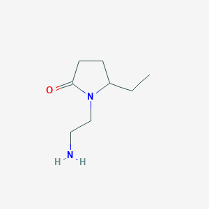 1-(2-Aminoethyl)-5-ethylpyrrolidin-2-one