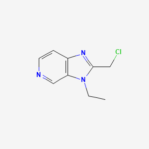 2-(chloromethyl)-3-ethyl-3H-imidazo[4,5-c]pyridine