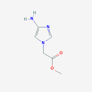 1H-Imidazole-1-acetic acid, 4-amino-, methyl ester
