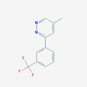 Pyridazine, 5-methyl-3-[3-(trifluoromethyl)phenyl]-