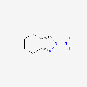 molecular formula C7H11N3 B3356834 4,5,6,7-Tetrahydro-2H-indazol-2-amine CAS No. 69331-59-5