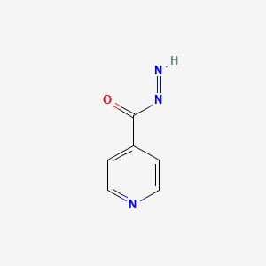 molecular formula C6H5N3O B3356849 4-(Diazenylcarbonyl)pyridine CAS No. 69377-64-6