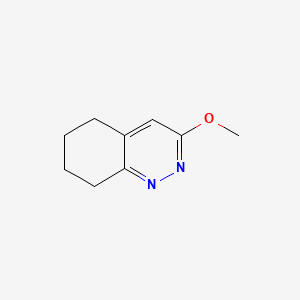 molecular formula C9H12N2O B3356862 3-Methoxy-5,6,7,8-tetrahydrocinnoline CAS No. 6939-98-6