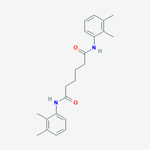 molecular formula C22H28N2O2 B335688 N,N'-bis(2,3-dimethylphenyl)hexanediamide 