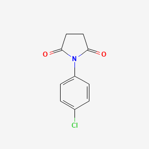 molecular formula C10H8ClNO2 B3356880 N-(p-Chlorophenyl)succinimide CAS No. 6943-00-6