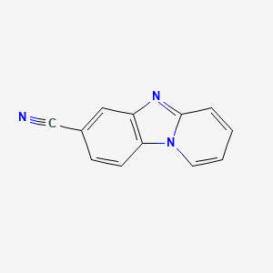 B3356926 Pyrido[1,2-a]benzimidazole-7-carbonitrile CAS No. 695217-47-1