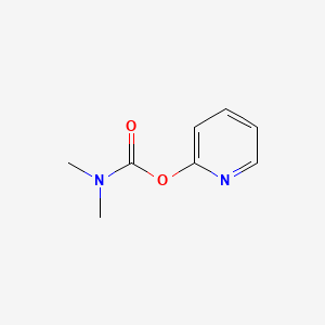 molecular formula C8H10N2O2 B3356969 吡啶-2-基二甲基氨基甲酸酯 CAS No. 6969-89-7