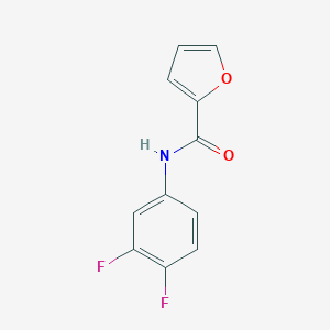 molecular formula C11H7F2NO2 B335697 N-(3,4-difluorophenyl)furan-2-carboxamide 