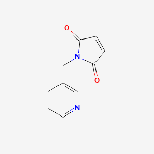 molecular formula C10H8N2O2 B3356976 1-(Pyridin-3-ylmethyl)pyrrole-2,5-dione CAS No. 6970-35-0