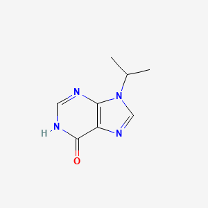 molecular formula C8H10N4O B3356980 9-propan-2-yl-3H-purin-6-one CAS No. 6972-84-5