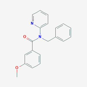 molecular formula C20H18N2O2 B335699 N-Benzyl-3-methoxy-N-pyridin-2-yl-benzamide 