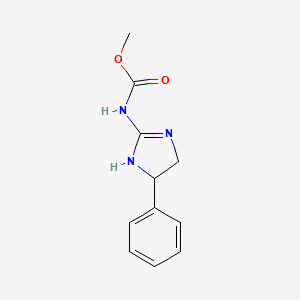 Methyl (5-phenyl-4,5-dihydro-1H-imidazol-2-yl)carbamate