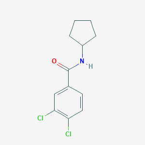 molecular formula C12H13Cl2NO B335701 3,4-dichloro-N-cyclopentylbenzamide 