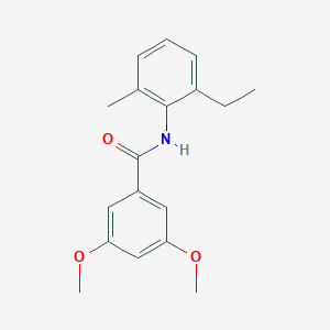 molecular formula C18H21NO3 B335706 N-(2-ethyl-6-methylphenyl)-3,5-dimethoxybenzamide 