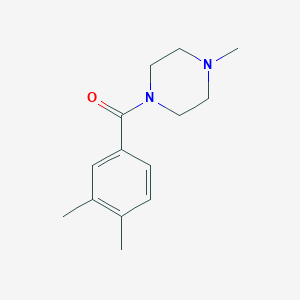molecular formula C14H20N2O B335707 1-(3,4-Dimethylbenzoyl)-4-methylpiperazine 