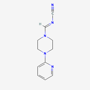 (4-(2-Pyridinyl)-1-piperazinyl)methylenecyanamide