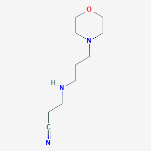molecular formula C10H19N3O B033571 3-(3-Morpholinopropylamino)propanenitrile CAS No. 102440-39-1