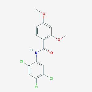 molecular formula C15H12Cl3NO3 B335710 2,4-dimethoxy-N-(2,4,5-trichlorophenyl)benzamide 