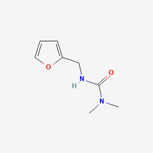 molecular formula C8H12N2O2 B3357112 1,1-Dimethyl-3-furfurylurea CAS No. 70628-26-1