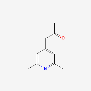 molecular formula C10H13NO B3357114 1-(2,6-Dimethylpyridin-4-yl)propan-2-one CAS No. 70660-28-5
