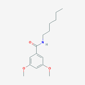 molecular formula C15H23NO3 B335715 N-hexyl-3,5-dimethoxybenzamide 