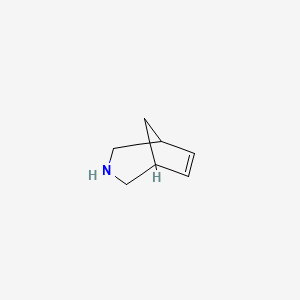 molecular formula C7H11N B3357152 2-Azabicyclo[3.2.1]oct-6-ene CAS No. 71017-41-9