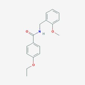 molecular formula C17H19NO3 B335720 4-ethoxy-N-(2-methoxybenzyl)benzamide 