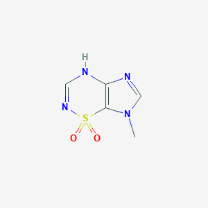 7-Methyl-4,7-dihydro-1H-1lambda~6~-imidazo[4,5-e][1,2,4]thiadiazine-1,1-dione