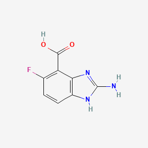 2-amino-5-fluoro-1H-benzimidazole-4-carboxylic acid