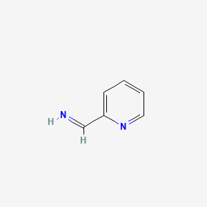 molecular formula C6H6N2 B3357242 2-Pyridinemethanimine CAS No. 7166-34-9