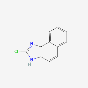 molecular formula C11H7ClN2 B3357247 2-Chloro-3H-naphtho[1,2-d]imidazole CAS No. 71670-67-2