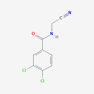 molecular formula C9H6Cl2N2O B335725 3,4-dichloro-N-(cyanomethyl)benzamide 
