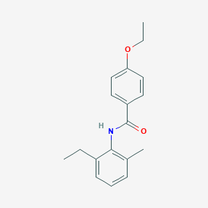 molecular formula C18H21NO2 B335726 4-ethoxy-N-(2-ethyl-6-methylphenyl)benzamide 
