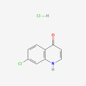 molecular formula C9H7Cl2NO B3357280 7-Chloroquinolin-4-ol hydrochloride CAS No. 71799-41-2