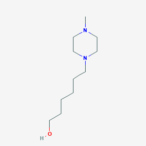 molecular formula C11H24N2O B3357282 6-(4-Methylpiperazin-1-yl)hexan-1-ol CAS No. 71851-55-3