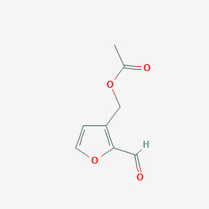 2-Furancarboxaldehyde, 3-[(acetyloxy)methyl]-